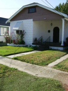 Mr. Palmer's house was painted by Operation Helping Hands volunteers