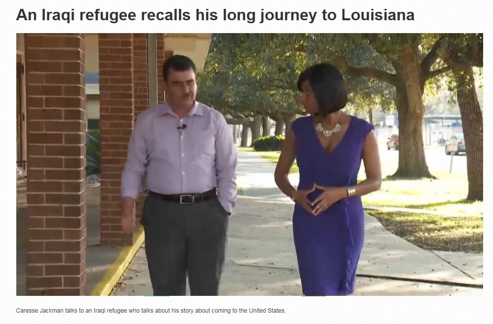 WWL: An Iraqi refugee recalls his long journey to Louisiana