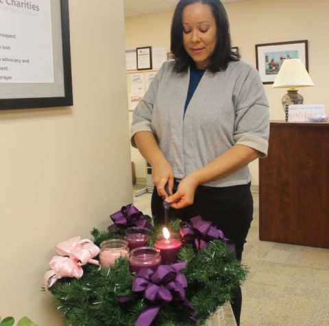 Kristina Lights the Prophecy Candle