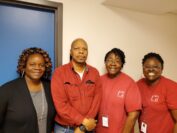 Feb 2020 - staff at Sacred Heart Apartments