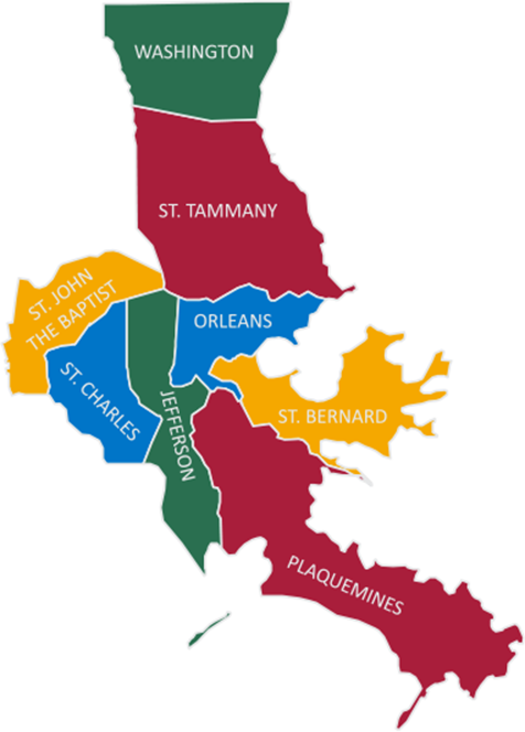 Service area map