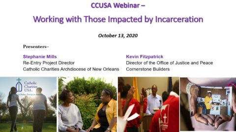 Office of Justice and Peace and Cornerstone Builders Give Presentation on CCUSA Webinar